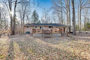 Game Room & Fire Pit: Chic Pocono Pines Home!