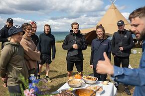 Sct Knudsborg, Brenderup 58-beds, on the Beach
