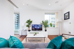 Spacious 3-bed apt Canary Wharf Great View