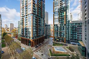 Spacious 3-bed apt Canary Wharf Great View