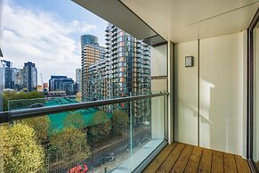 Spacious 3-bed apt Canary Wharf Great View