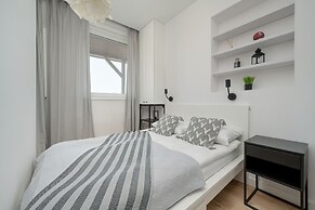 White Studio With Balcony by Renters