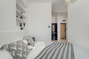 White Studio With Balcony by Renters