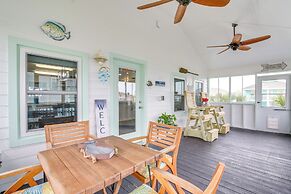 Lovely Crystal Beach House w/ Deck: Walk to Ocean!