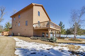 Fire Pit + Lake View: Cozy Park Rapids Cabin