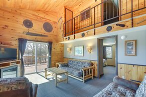 Fire Pit + Lake View: Cozy Park Rapids Cabin