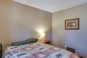 Fire Pit + Lake View: Cozy Park Rapids Cabin