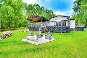 Riverfront Royal Home w/ Hot Tub & Fire Pits!