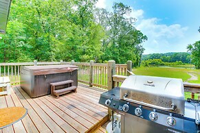 Riverfront Royal Home w/ Hot Tub & Fire Pits!