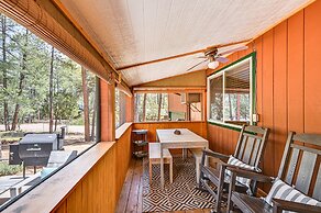 Forest Views & Fire Pit: Cozy Pine Cabin