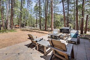 Forest Views & Fire Pit: Cozy Pine Cabin