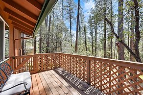 Forest Views & Fire Pit: Cozy Pine Cabin