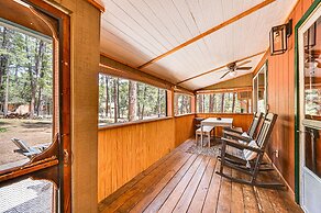 Forest Views & Fire Pit: Cozy Pine Cabin