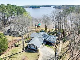 Lakefront Lake Oconee Home: Boat Dock + Hot Tub