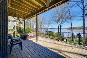 Lakefront Lake Oconee Home: Boat Dock + Hot Tub