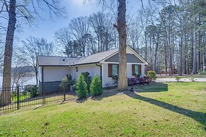 Lakefront Lake Oconee Home: Boat Dock + Hot Tub