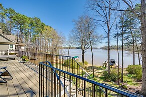 Lakefront Lake Oconee Home: Boat Dock + Hot Tub