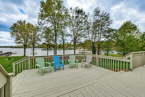 Lakefront Troutman Home w/ Private Dock & Slip!