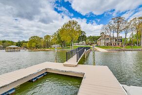 Lakefront Troutman Home w/ Private Dock & Slip!
