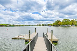 Lakefront Troutman Home w/ Private Dock & Slip!