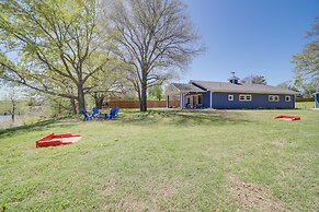 Lakefront Eufaula Cabin w/ Fire Pit & Private Dock