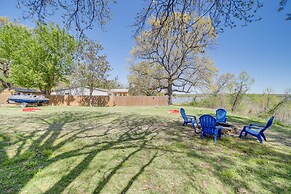 Lakefront Eufaula Cabin w/ Fire Pit & Private Dock