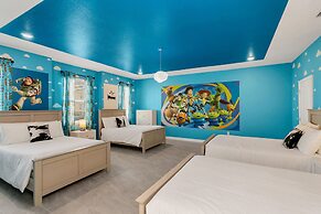 Amazing Family Home 8min to Disneyworld Pool Spa Sleeps 24 Stl101