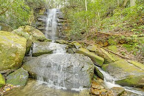 Secluded Brevard Cabin w/ Private Waterfall!