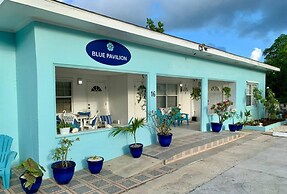 S3 Blue Pavilion - Beach Service Retro Chic