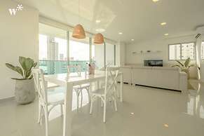 w Lovely 2BR w AC in Sunny Cartagena