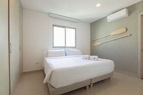 w Modern 2BR w AC in Paradisiac Cartagena