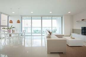 w Modern 2BR w AC in Paradisiac Cartagena