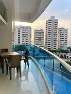 w Oceanview 2BR w/ Terrace n AC in El Laguito