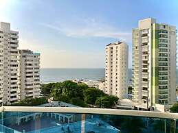 Cozy 2BR w/ Ocean View n AC in Cartagena