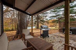 Lake View Hot Tub Modern A-frame