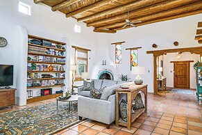 Las Cruces Santa Fe-style Adobe Home on 6 Acres!