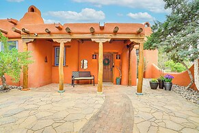 Las Cruces Santa Fe-style Adobe Home on 6 Acres!