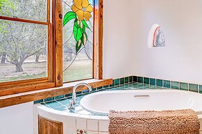 Las Cruces Santa Fe-style Adobe Home on 6 Acres!