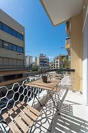 Minimal Studio with Balcony in Central Athens