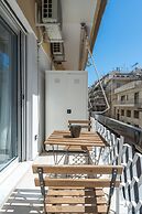 Minimal Studio with Balcony in Central Athens