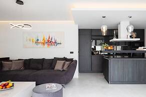 white residence with pool room