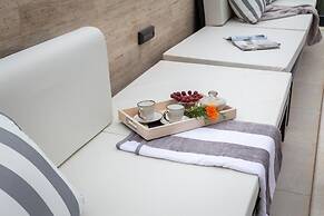 white residence with pool room