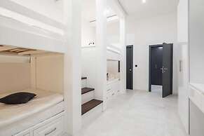 white residence with pool room