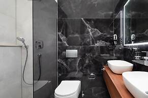 white residence with pool room