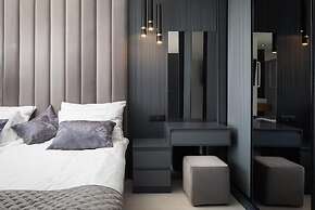 white residence with pool room