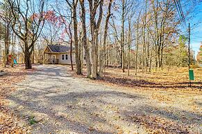 Serene Poconos Cabin w/ Hot Tub & Beach Access!