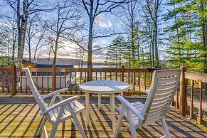 Cottage w/ Deck & Bluff Lake Views: Walk to Beach!