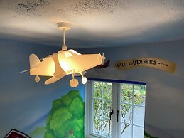 Kids Fun Farm Themed Bedroom in Cosy Cob Cottage