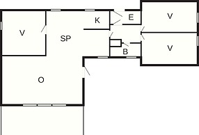6 Person Holiday Home in Veslos