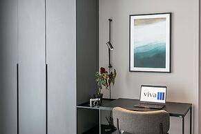 Prédio Novo e Moderno no Centro com cama king-size